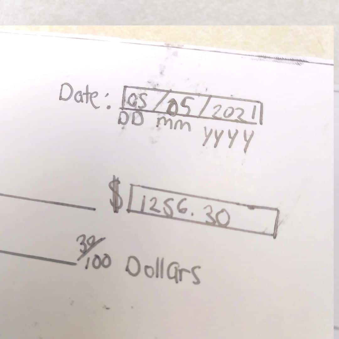 How to Write Cents on a Cheque - Simple Life of a Country Wife