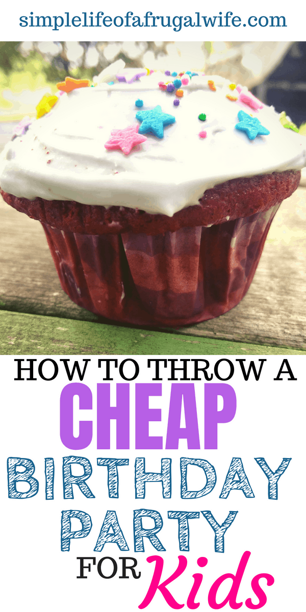 How to throw a Cheap Birthday Party for Kids - Simple Life of a Frugal Wife