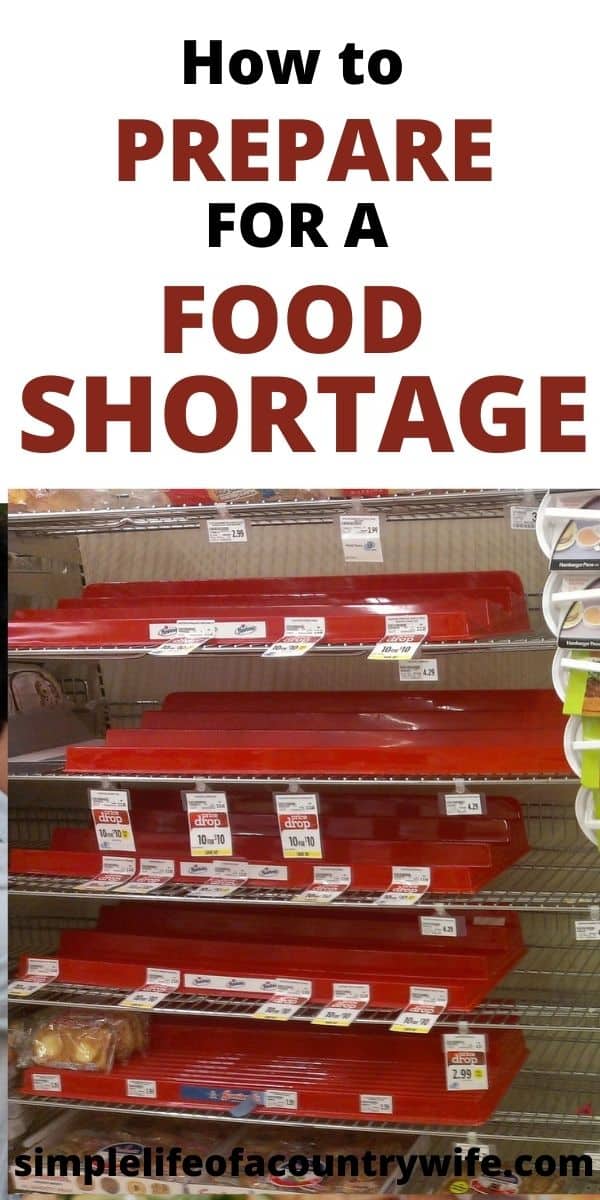 How to Prepare for a Food Shortage Simple Life